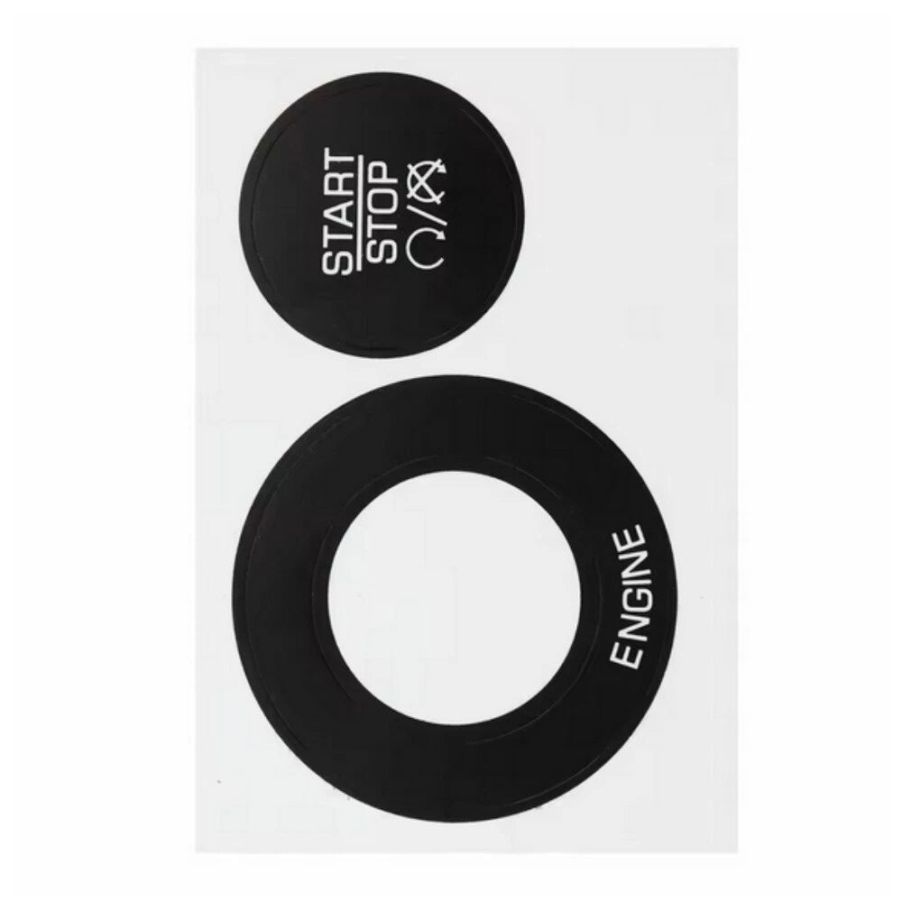 Ignition Push Button Start Stop Decal for Dodge Charger (2011–2014)