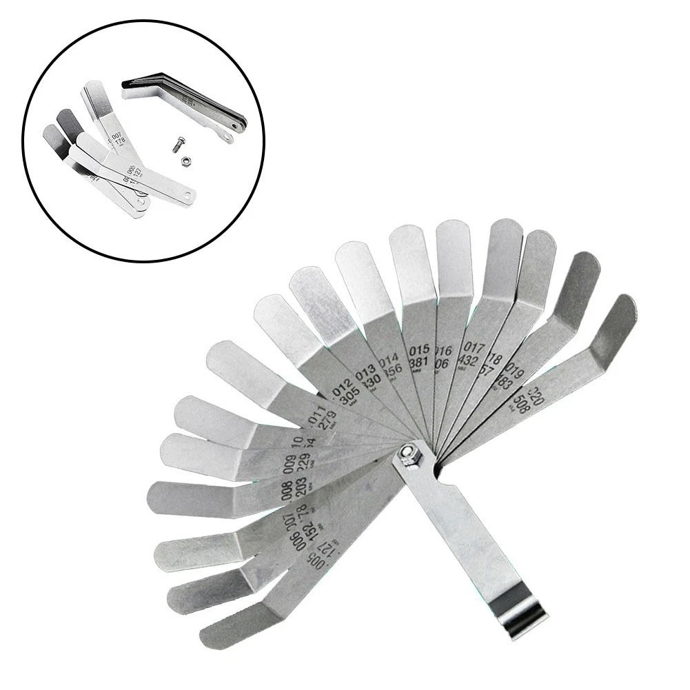 Set of 1 Feeler Gauge for Valve Adjustment (0.127-0.508mm)