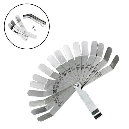 Set of 1 Feeler Gauge for Valve Adjustment (0.127-0.508mm)