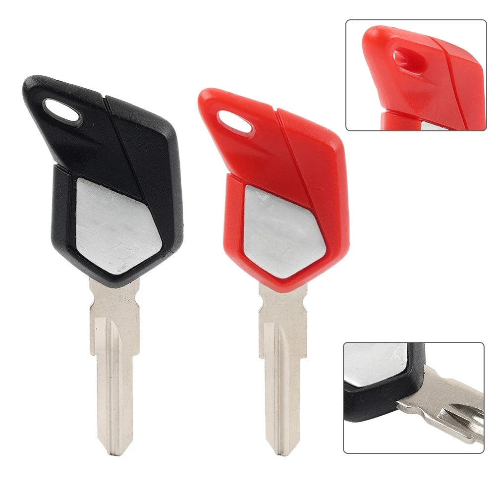 Motorcycle Uncut Blade Blank Key 2pcs For MV Agusta F3 675 800/Brutale 675 800