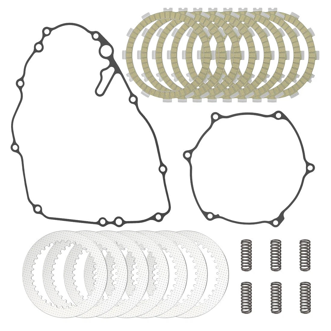 Clutch Friction Steel Plates & Cover Gasket for Yamaha YZ250F (2019–2024)