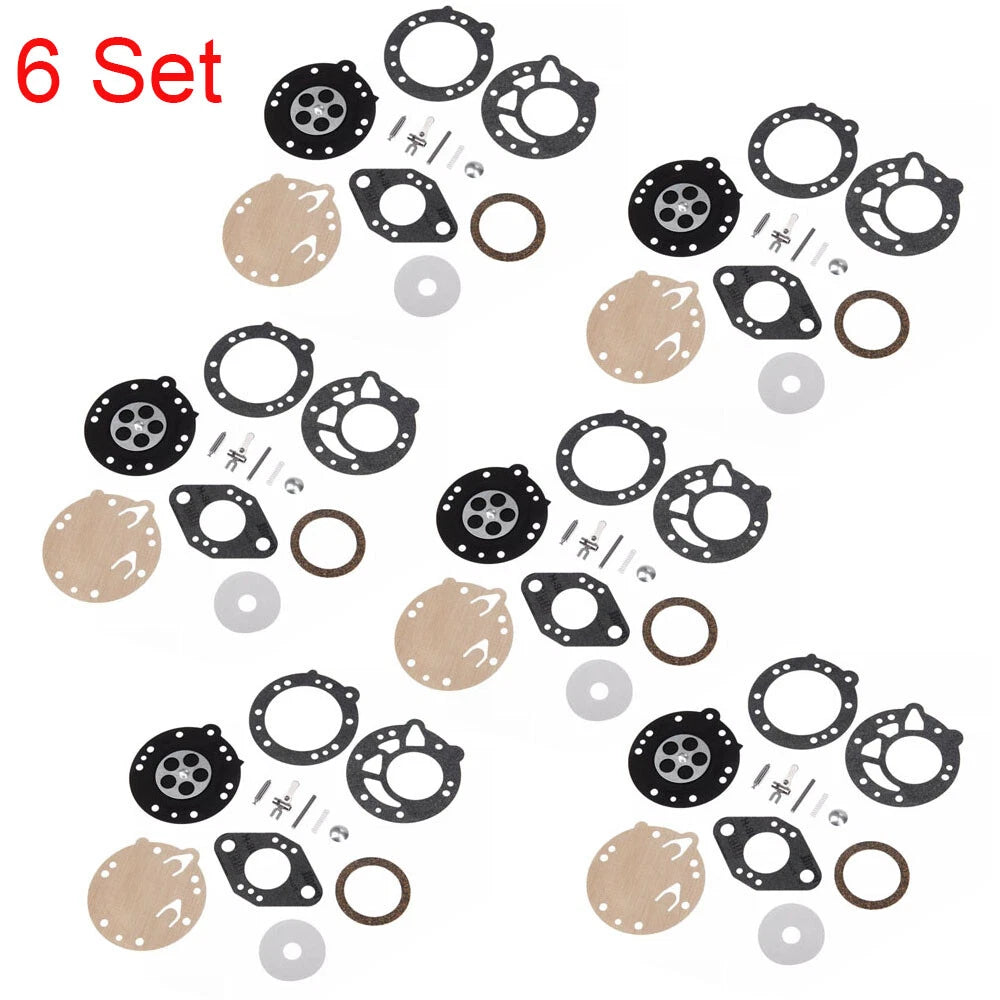 Set of 6 Carburetor Kits for Stihl 08 08S 070 090 TS350 TS360 Zama RB-42
