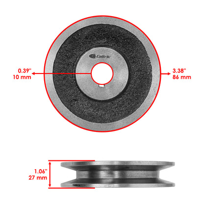 Mower Spindle Pulley Replacement for King Kutter Finish Mower RFM-48 RFM-60 (1990–1990)