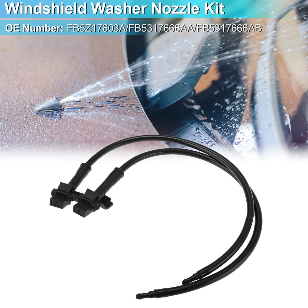 2X Windshield Washer Nozzle Kit for Ford Explorer (FB5Z17603A)