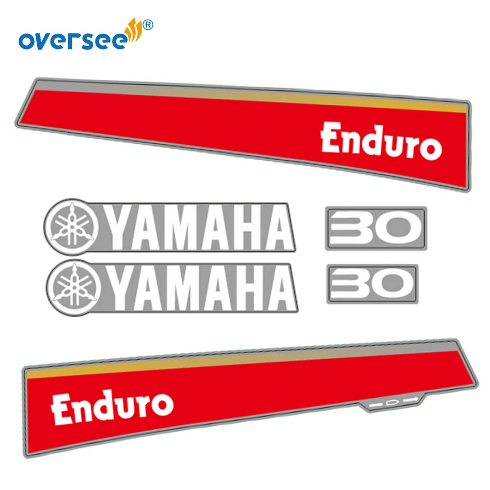 Anti-UV Graphics Sticker Kit for Yamaha 30HP 2 Stroke