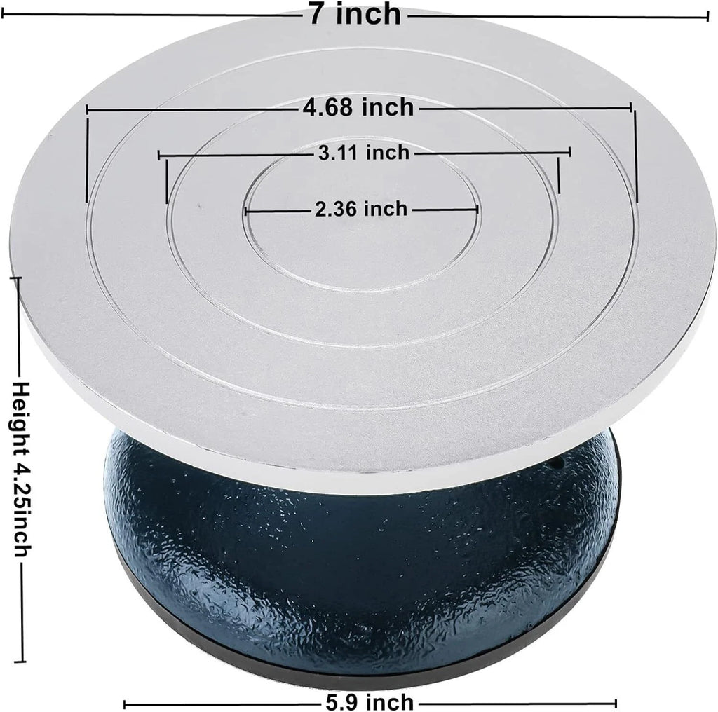 7" Heavy Duty Metal Sculpting Wheel for Pottery Decorating