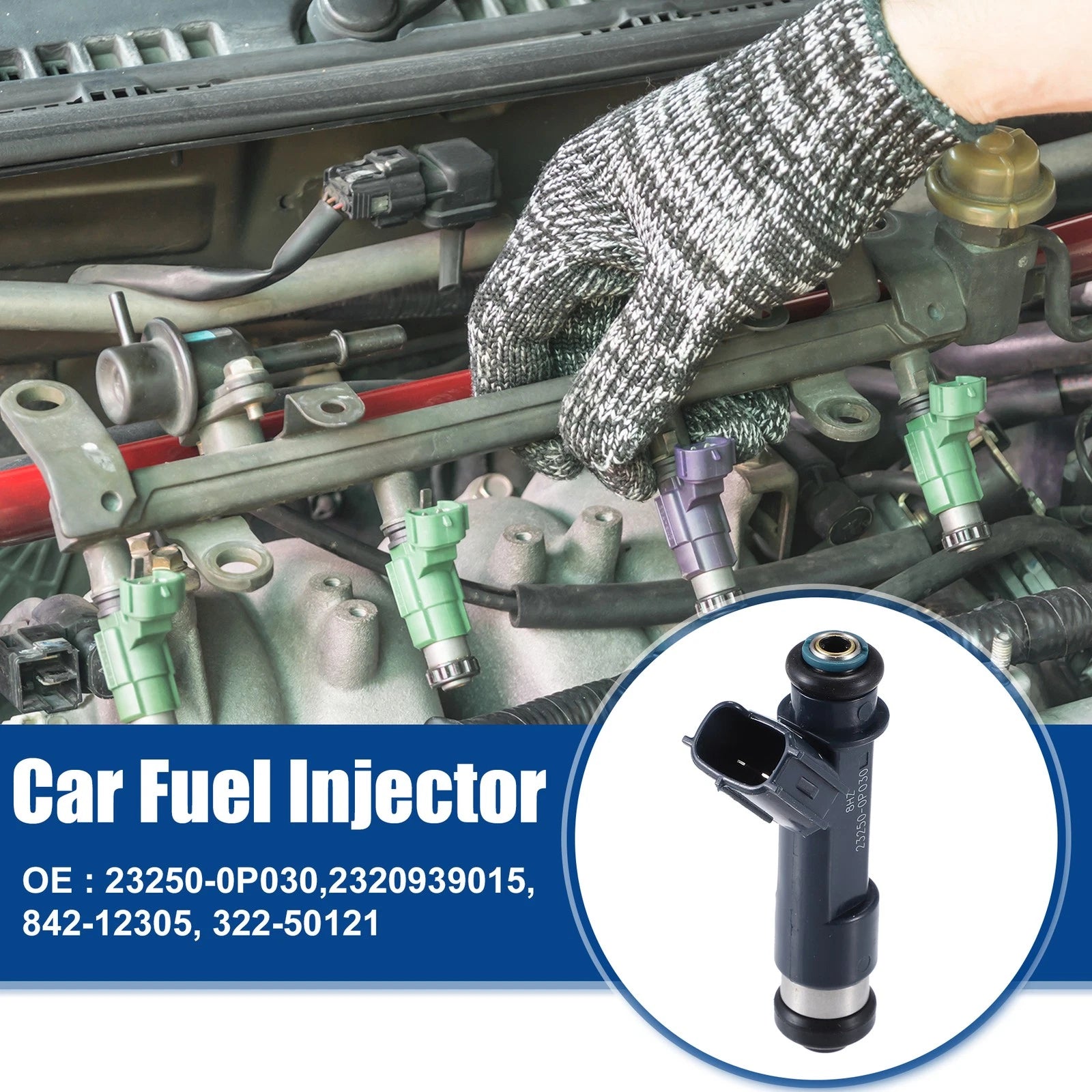 6 Fuel Injector Nozzle Replacement for Toyota Tacoma 4.0L (2005–2011)