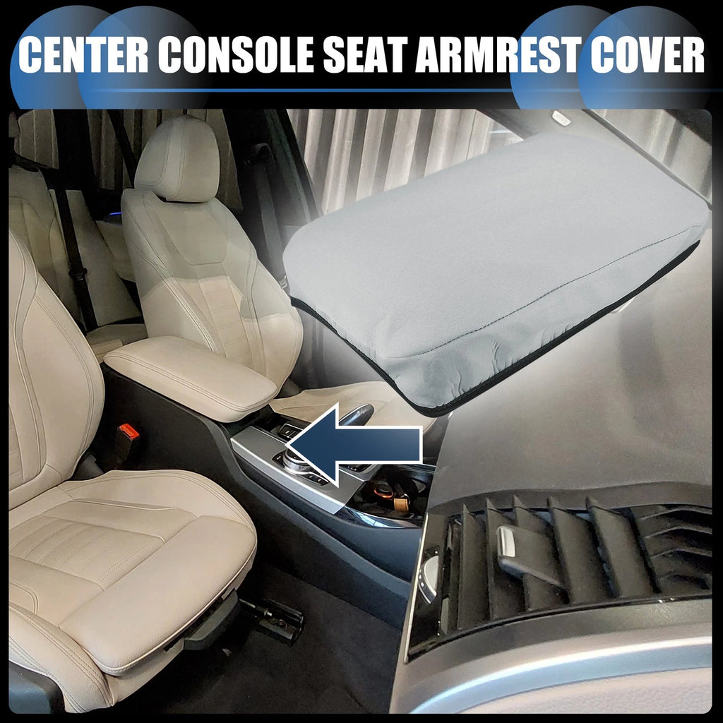 Armrest Protector Cover Pad for BMW X3 (2011–2023) Neoprene Gray