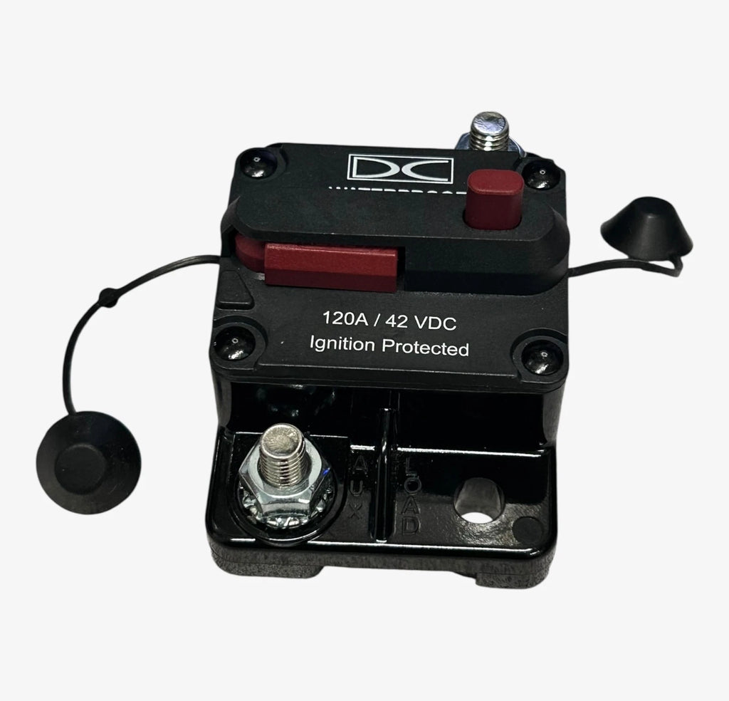 120A Circuit Breaker for DC Applications (Water Proof, Ignition Protected)