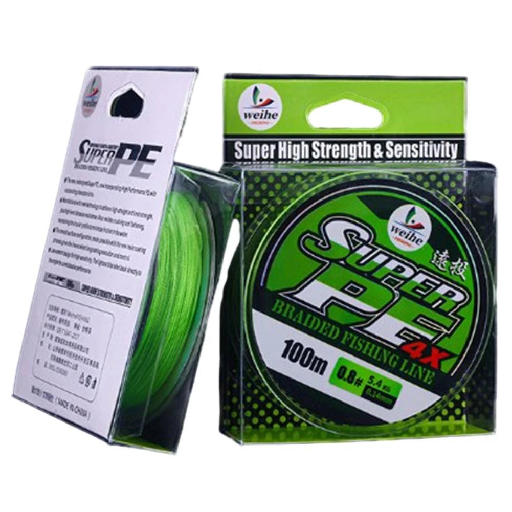 Fishing Line 100M Fluorescent Green Smoother Casting