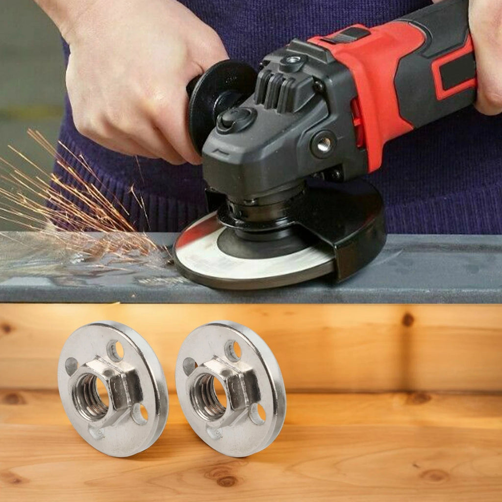 2pcs Pressure Plate Cover Hexagon Nut Tool for Type 100 Angle Grinder