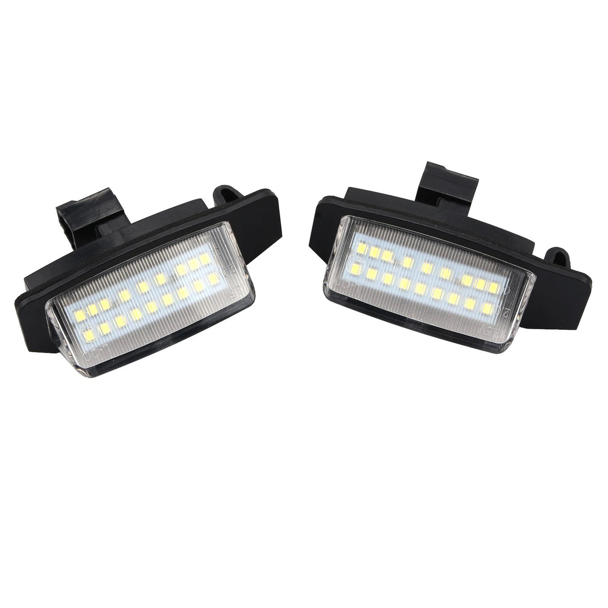 2X LED License Plate Light Lamp 6500K for Mitsubishi Outlander (2006–2012)