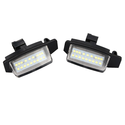 2X LED License Plate Light Lamp 6500K for Mitsubishi Outlander (2006–2012)