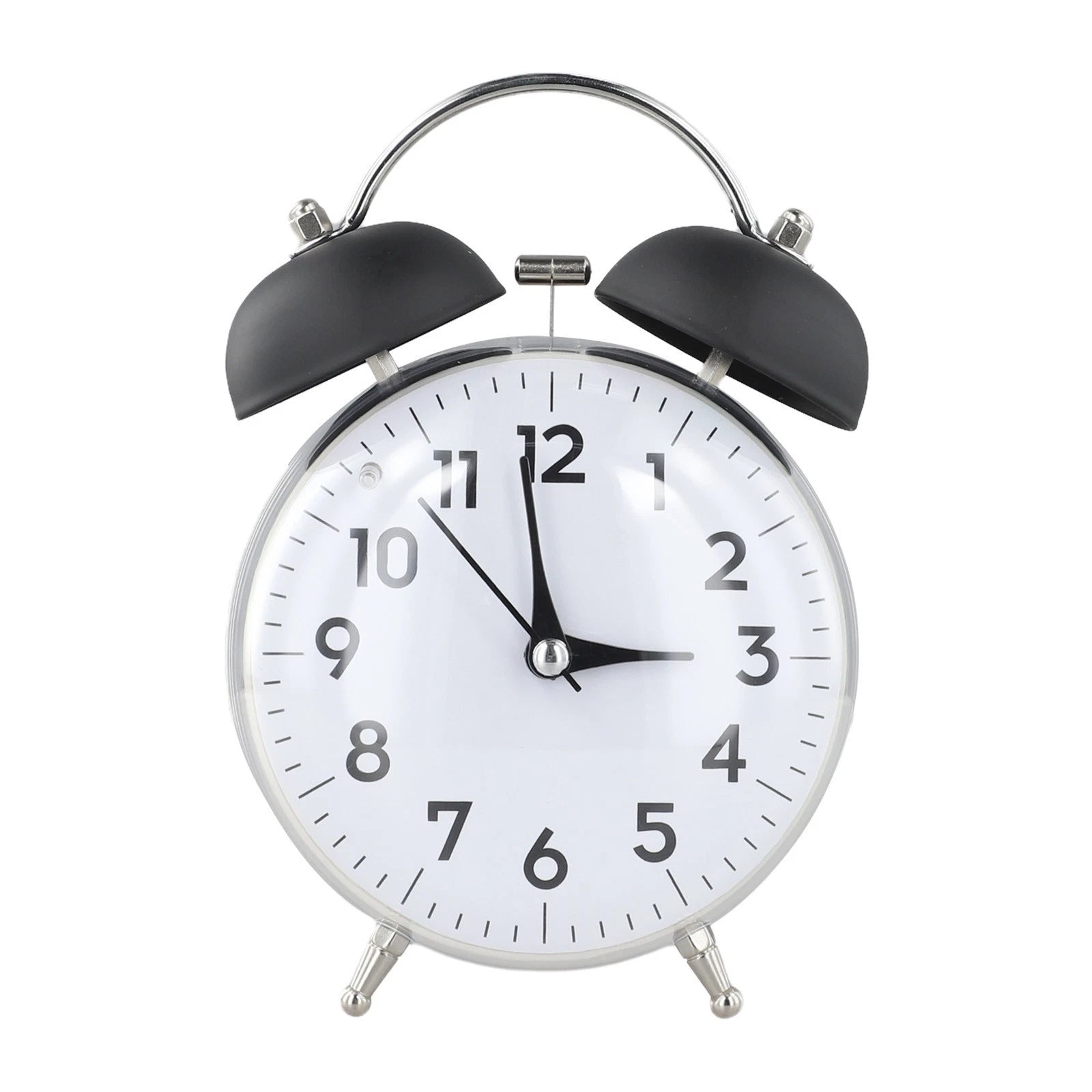 Extra Loud Alarm Clock with Night Light - Compact Size