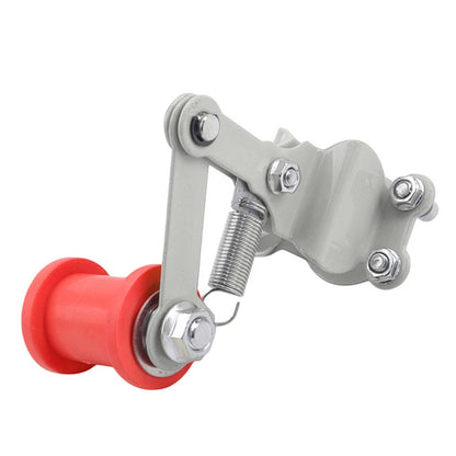 Chain Tensioner Roller Adjuster for Universal ATV Dirt Bike (White/Red)