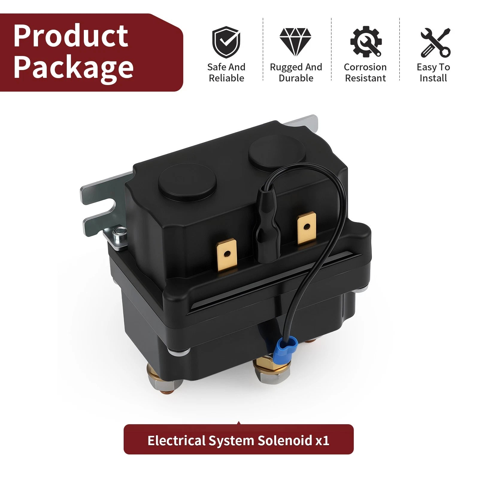 Electrical System Solenoid 710006991 for Can-Am Maverick X3/Max Sport (2017–2023)