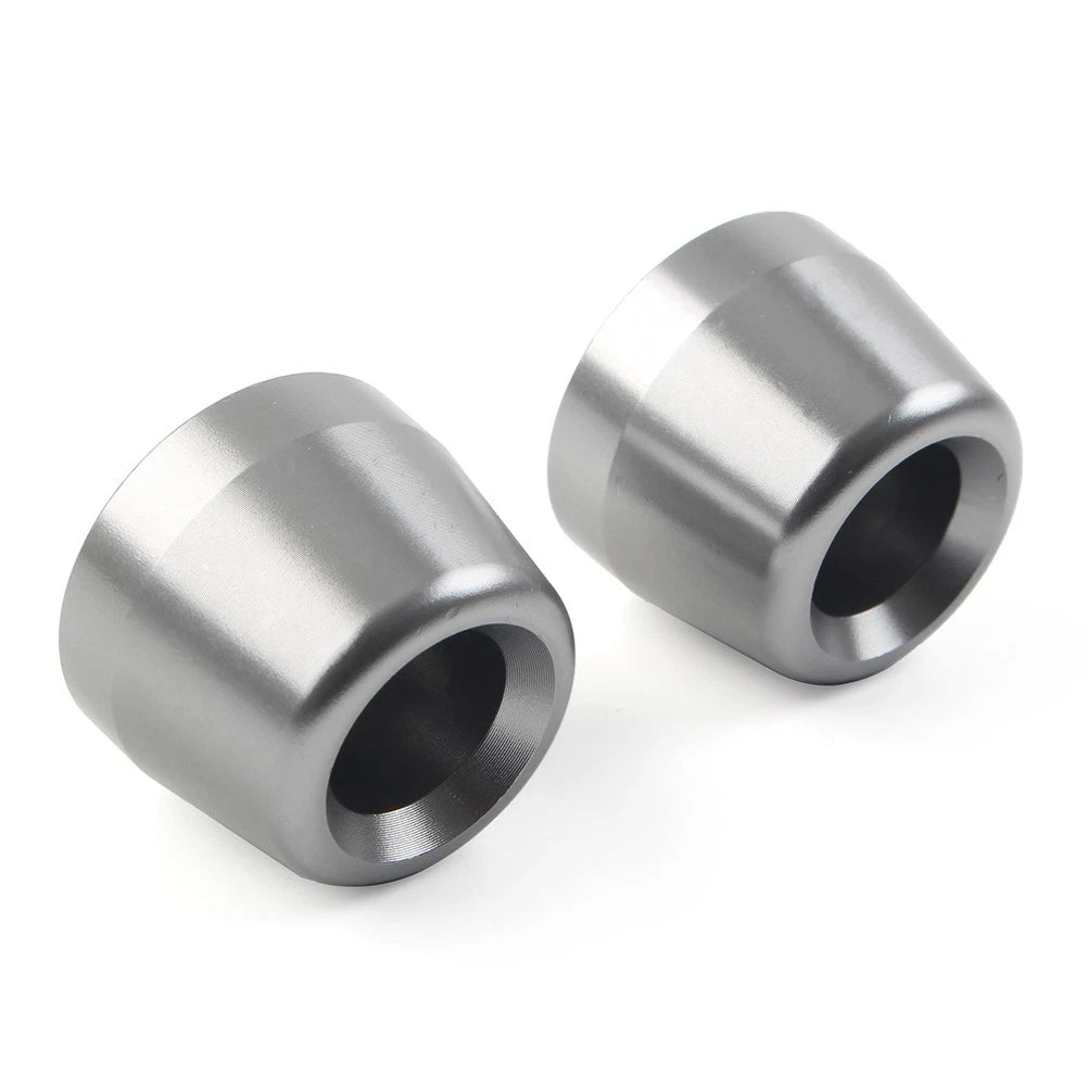 2X Handlebar Grips Bar End Slider Cap for Yamaha YZF-R1 (2015–2023) Titanium
