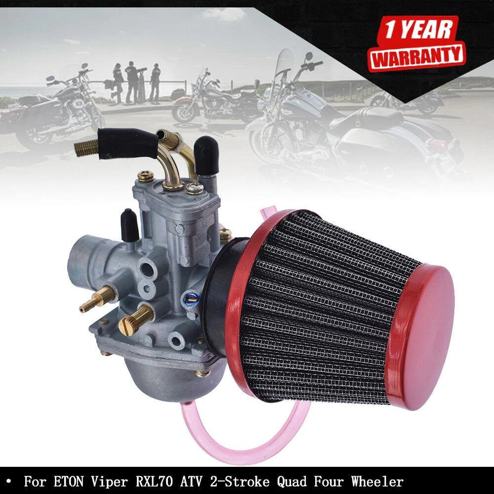 Carburetor & Air Filter for Eton RXL70 ATV (2-Stroke)