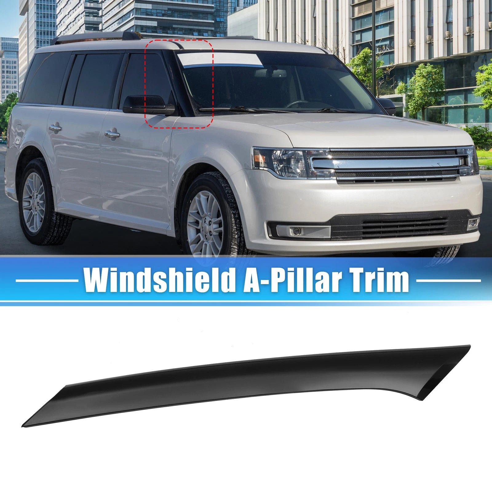 Right Windshield A-Pillar Trim Panel for Ford Flex (2009–2019) BA8Z-7403136-A