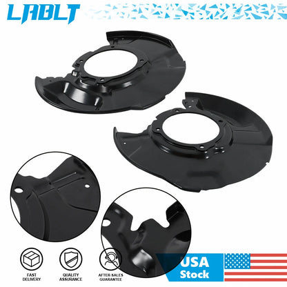 Set of 2 Front Brake Dust Shields for Toyota 4Runner Tacoma (1995–2004)