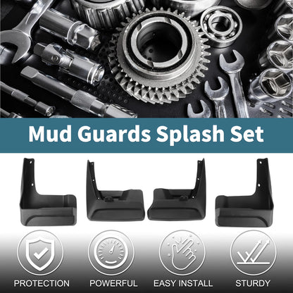 Set of 4 Mud Flaps Splash Guards for Toyota Sienna (2018–2021)