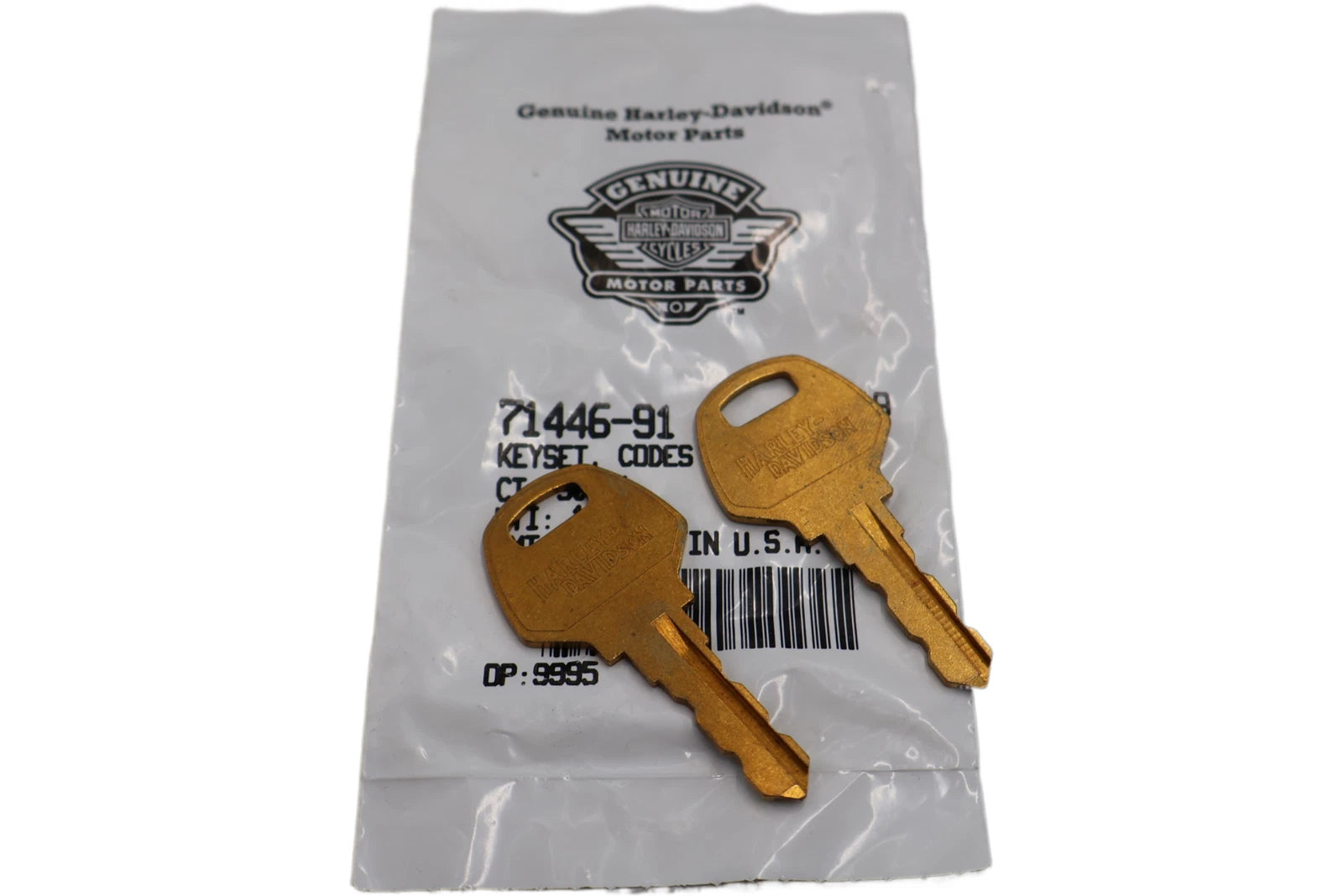 Keyset for Harley-Davidson Sportster FXR (71446-91)