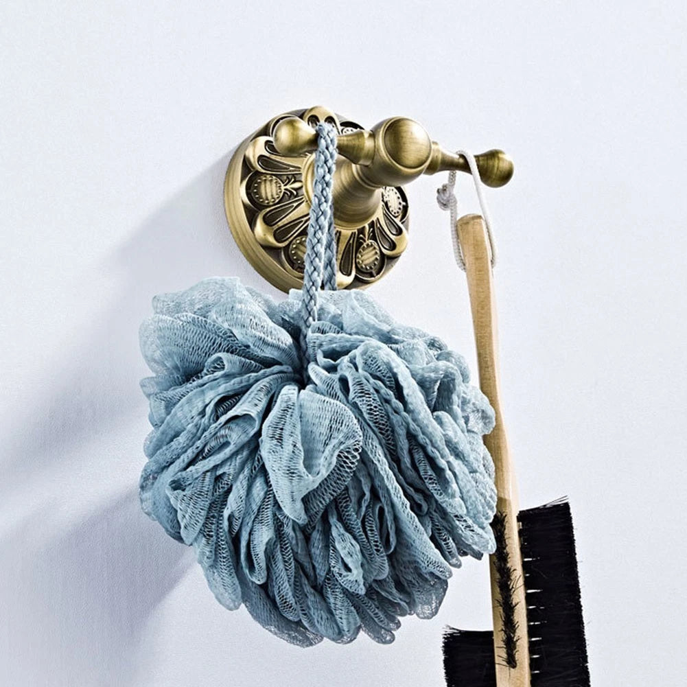 Antique Brass Clothes Hook for Bathroom and Living Room