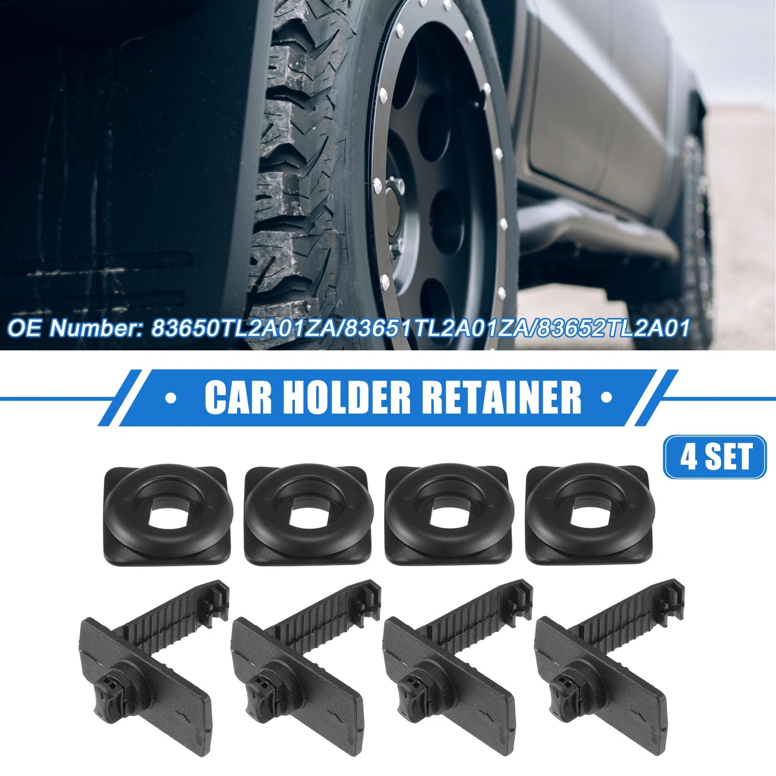 Car Holder Retainer Kit Replacement for Honda Acura (2015–2020)