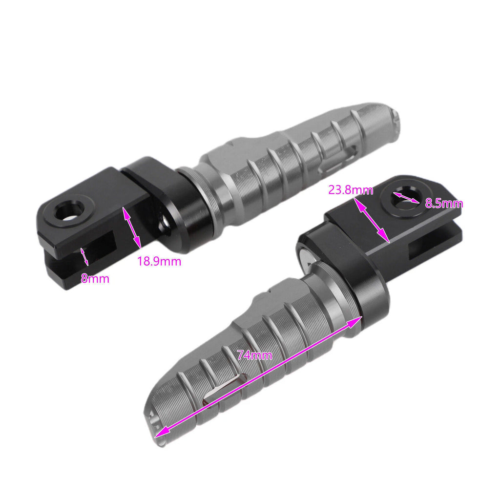 Front Footrests Foot Pegs for Aprilia RSV4 Factory Tuono 660 (2009–2022) T9