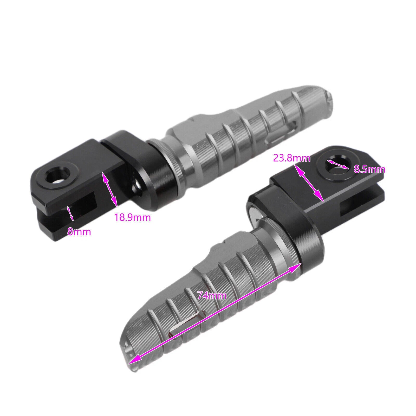 Front Footrests Foot Pegs for Aprilia RSV4 Factory Tuono 660 (2009–2022) T9