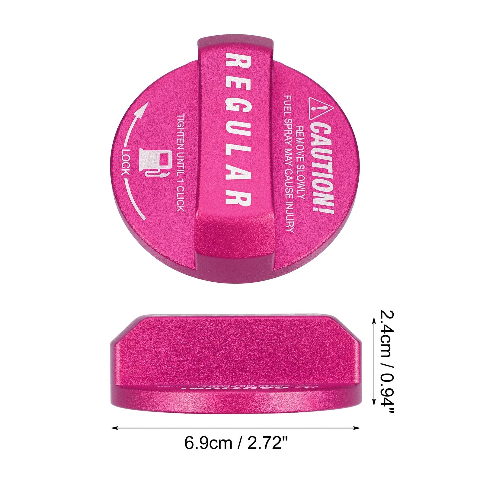 Fuel Tank Cap Cover Replacement for Toyota Pink (2012–2018)