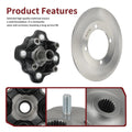 Front Wheel Hub & Brake Disc Rotor for Suzuki Vinson 500 (2002–2003)