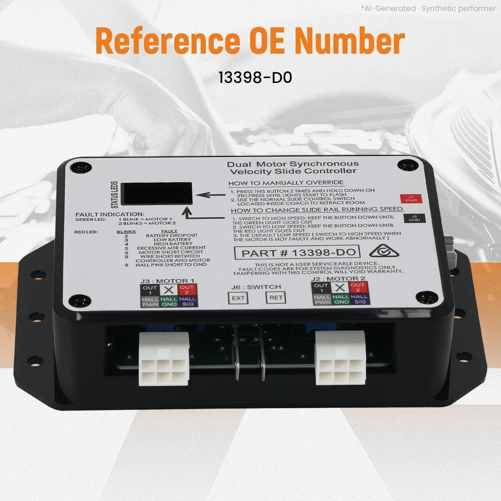 Dual Motor Slide Controller for Lippert 13398-D0 (12V DC)