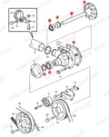 Shaft Major Repair Kit for Volvo Penta (876794, 3580765, 3809412, 23059414)