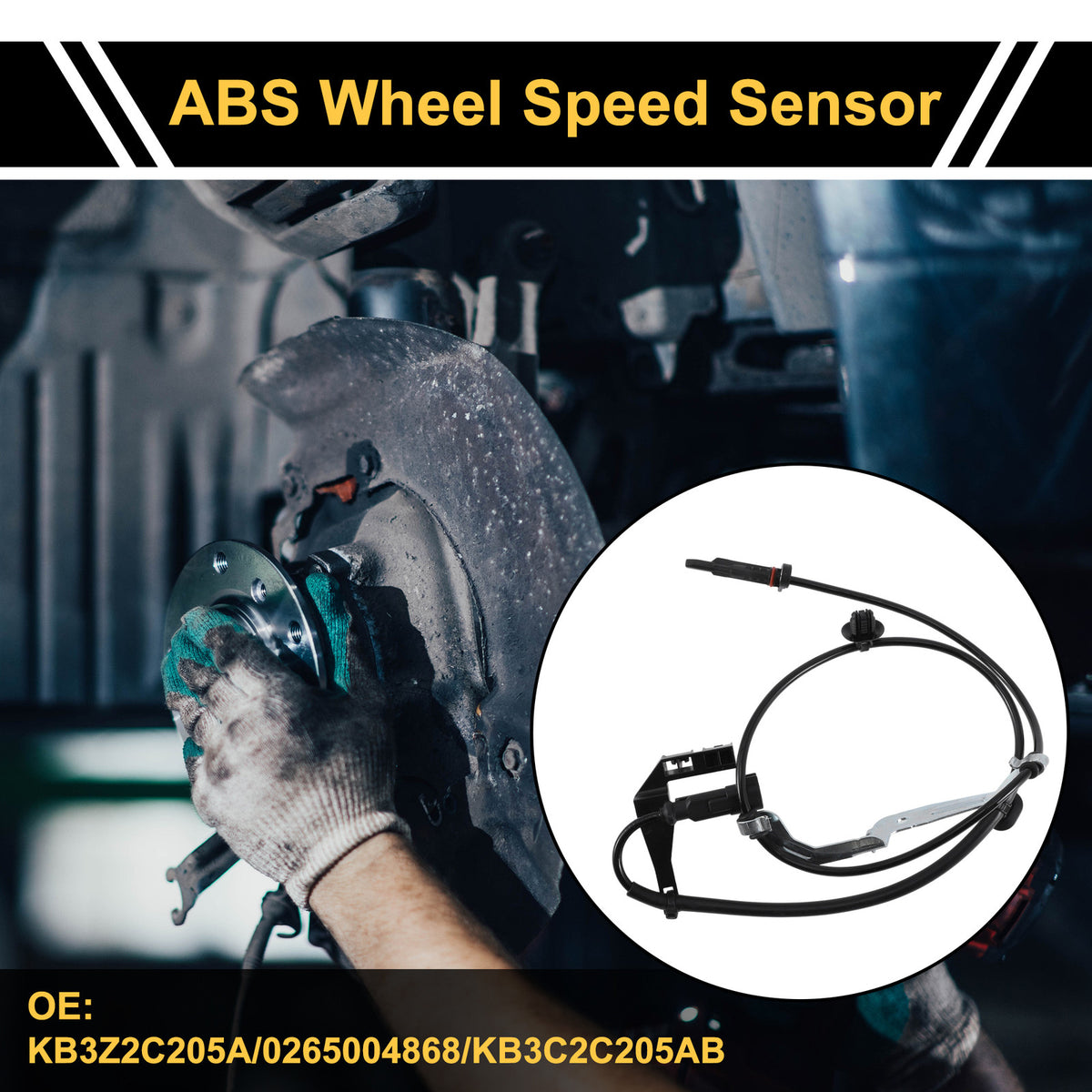 ABS Wheel Speed Sensor Replacement for Ford Ranger (2019–2023) Front Left