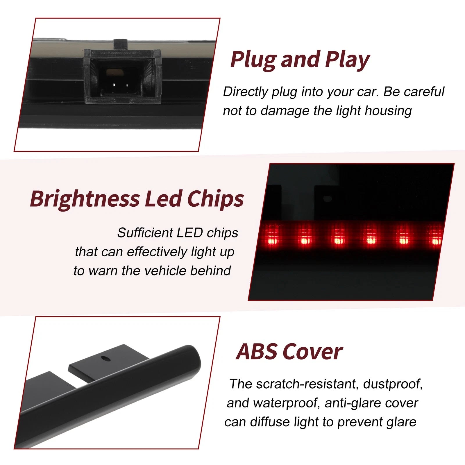 LED Third Brake Light for Mini Cooper Convertible R52 (2005–2008) 63256961016