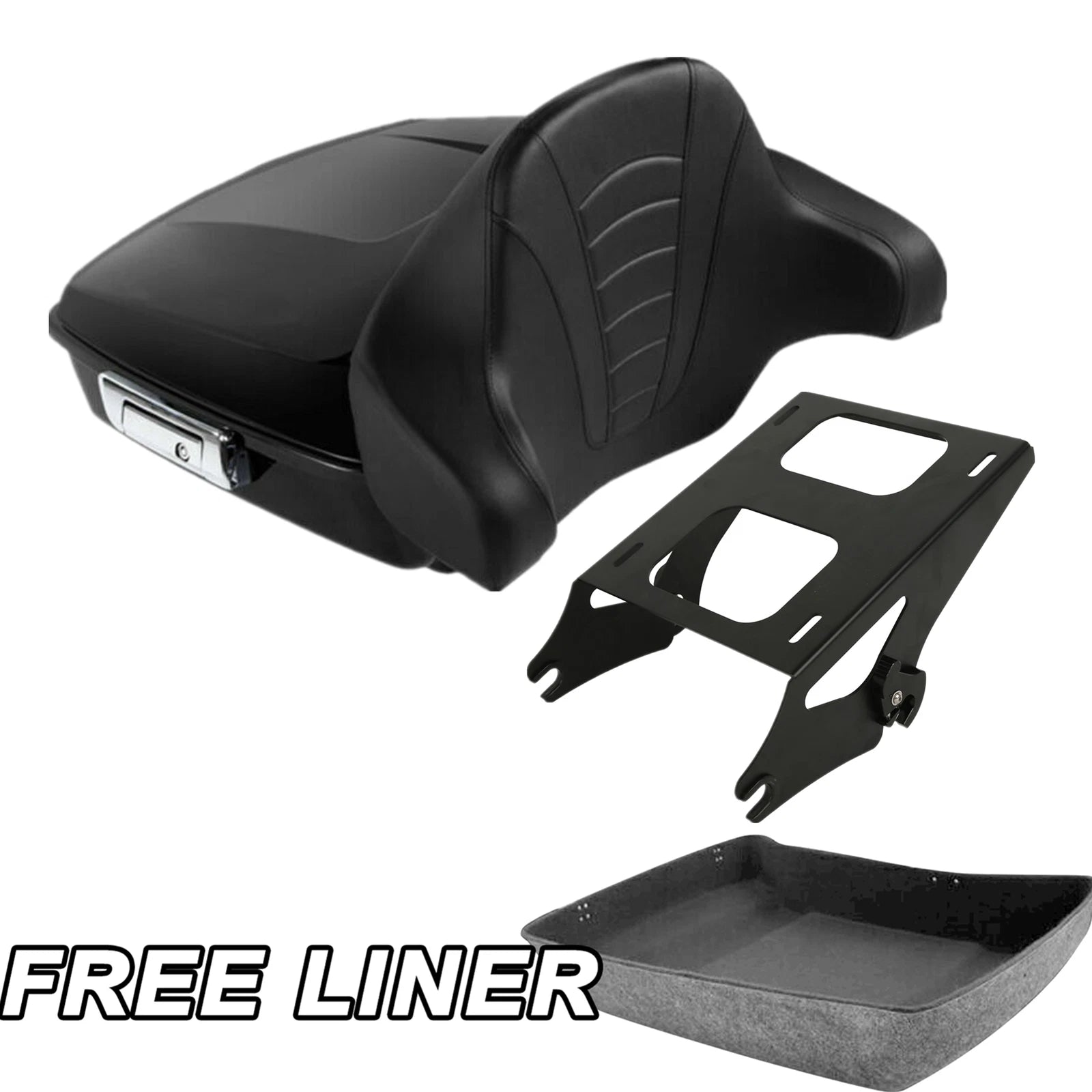 Chopped Trunk Pad Mount Rack for Harley Touring Electra Glide (2014–2026)