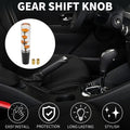 Set of 1 Universal Shift Knob for Manual/Automatic Vehicles (20cm, Orange)
