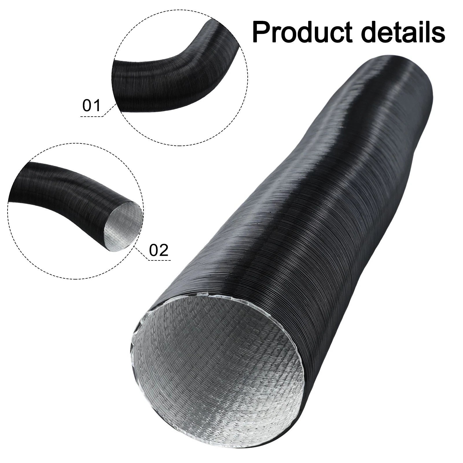 90mm Heater Duct Pipe Compatible with For Webasto For Eberspacher Systems