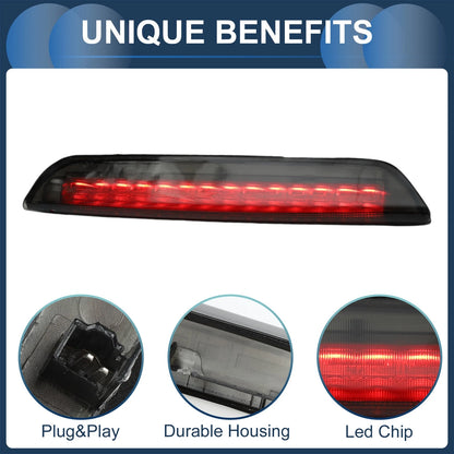 LED Third Brake Light for Skoda Octavia Mk2 Estate (2004–2013) Black Housing