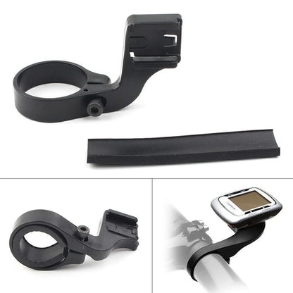Bike Handlebar Computer Mount Holder for CATEYE (Alloy, Black)