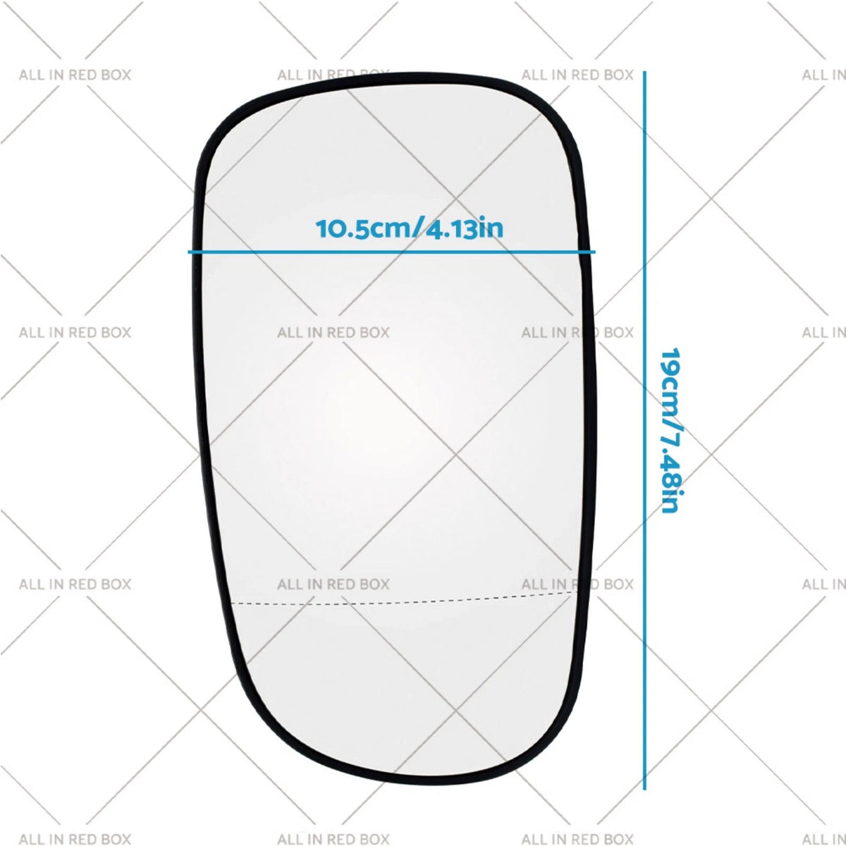 Heated Mirror Glass for Saab 9-5, 9-3 (1998–2010)