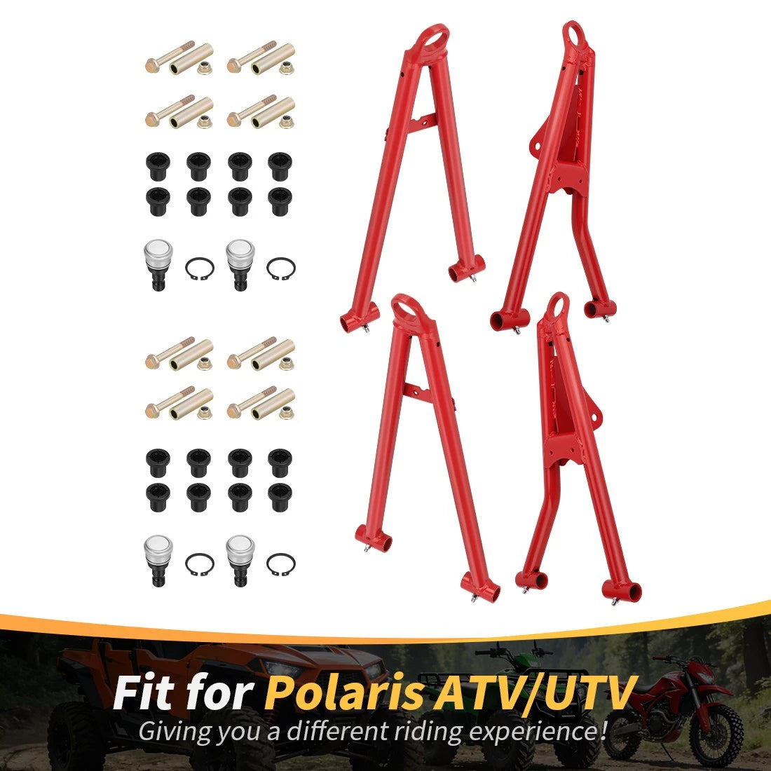 Front Upper & Lower A-Arm Kit for Polaris Sportsman 550 850 1000 XP (2013–2023) 1019810-067
