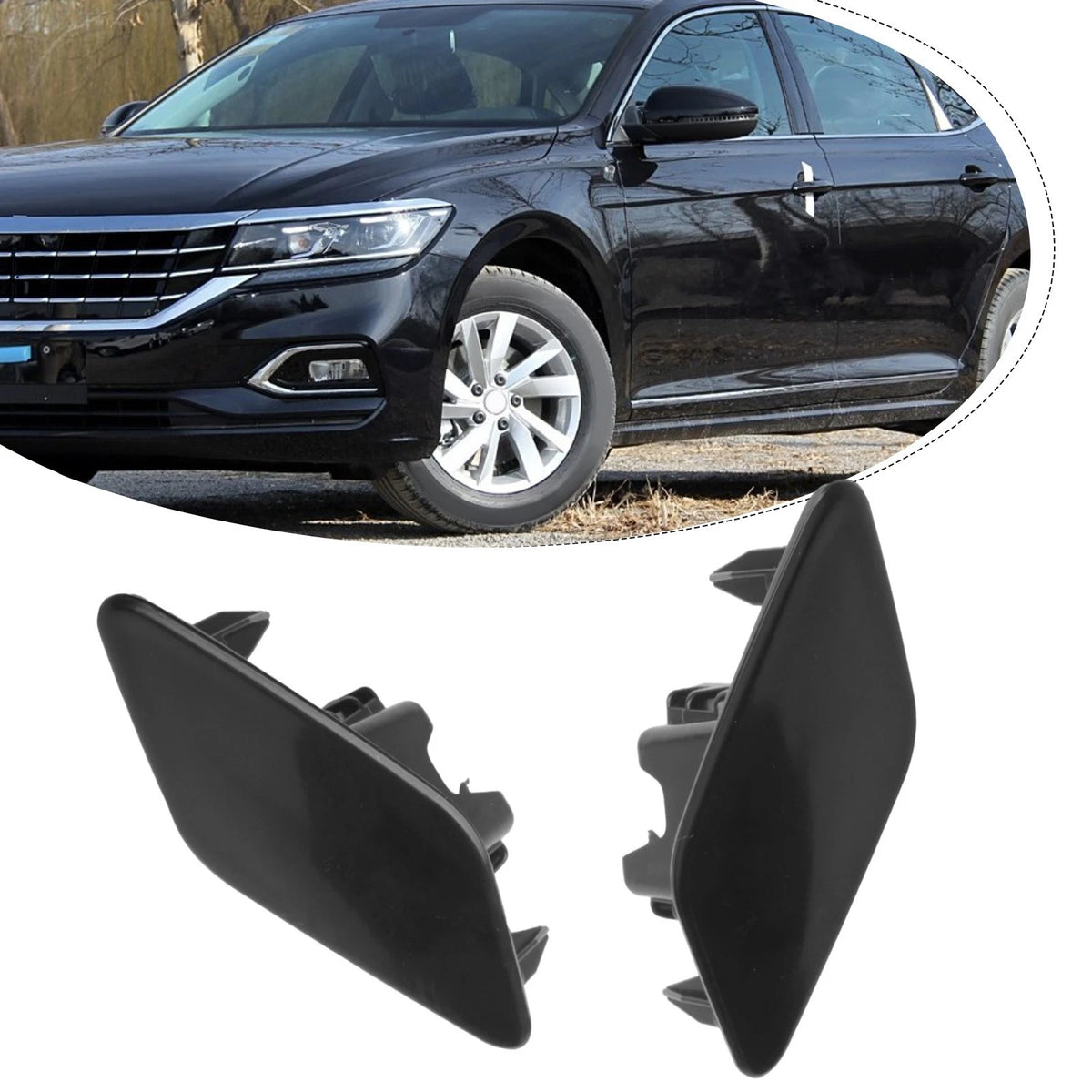 Headlight Spray Covers for Passat B8 (2015–2021)
