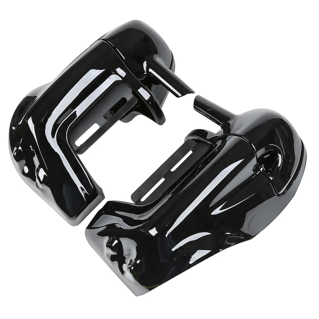Black Lower Vented Fairing Speaker Grills for Harley Touring (1983–2013)