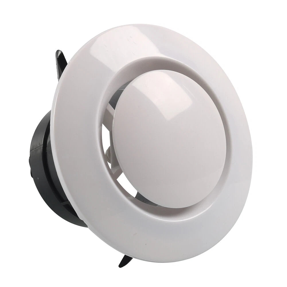 Round AC Air Ceiling Vent for RV Camper Trailer (Adjustable Rotate)
