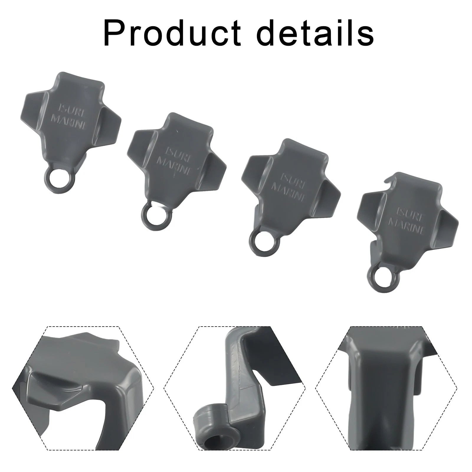Square Rail Mudguard Hangers for Pontoon Boat