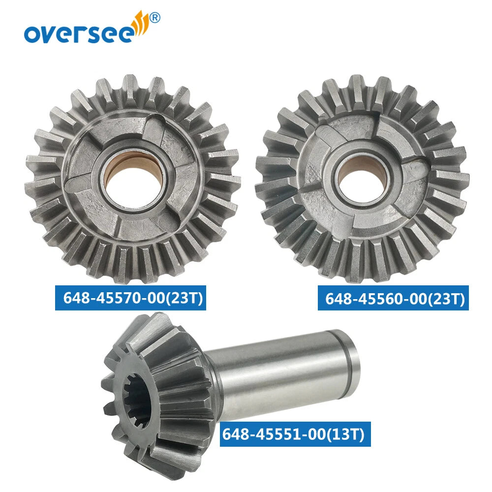 648 Gear Kit for Yamaha Outboard 2T F C25HP (648-45560, 45570, 45551)