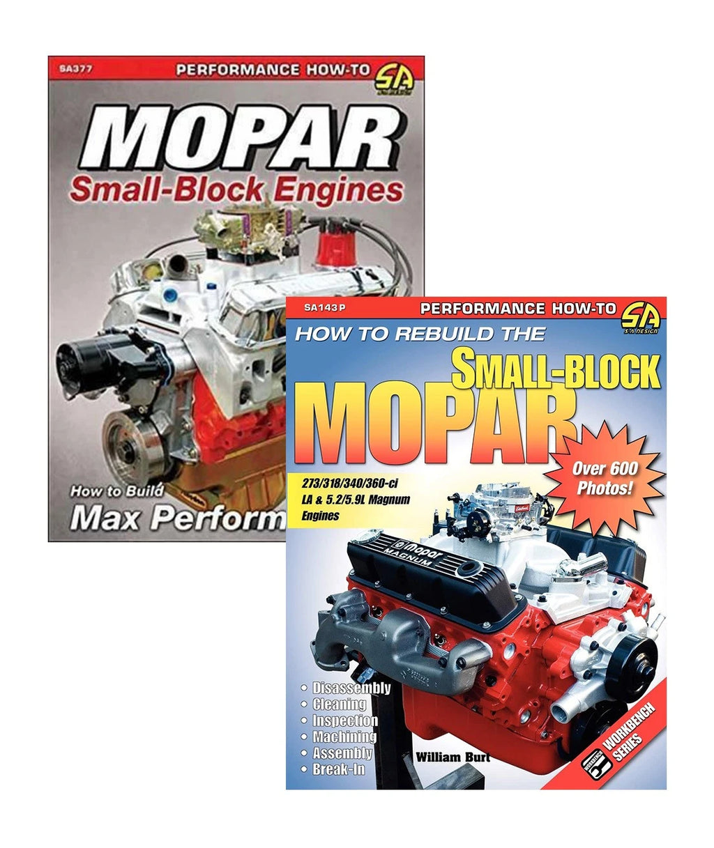 Set of 2 Mopar Small-Block Engine Rebuild & Performance Guides