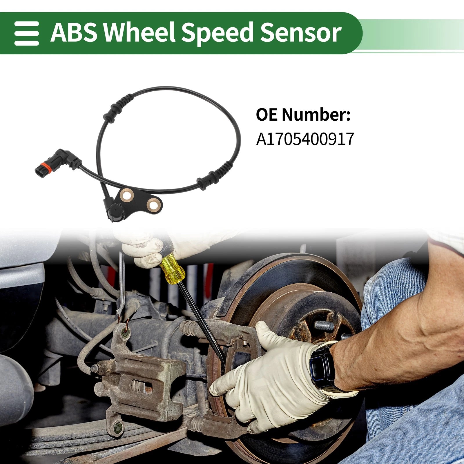 ABS Wheel Speed Sensor Replacement for Mercedes-Benz SLK200 (2003–2004)